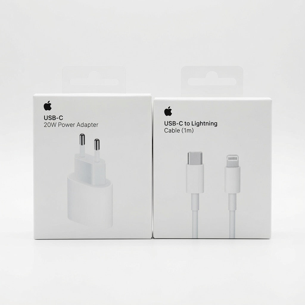 20W USB-C Charger + Lightning Cable Bundle