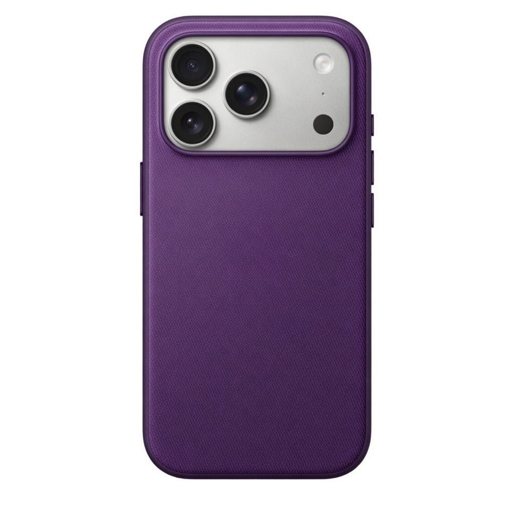 iPhone 17 Series Woven-Texture Fabric Grip Cover — MagSafe compatible