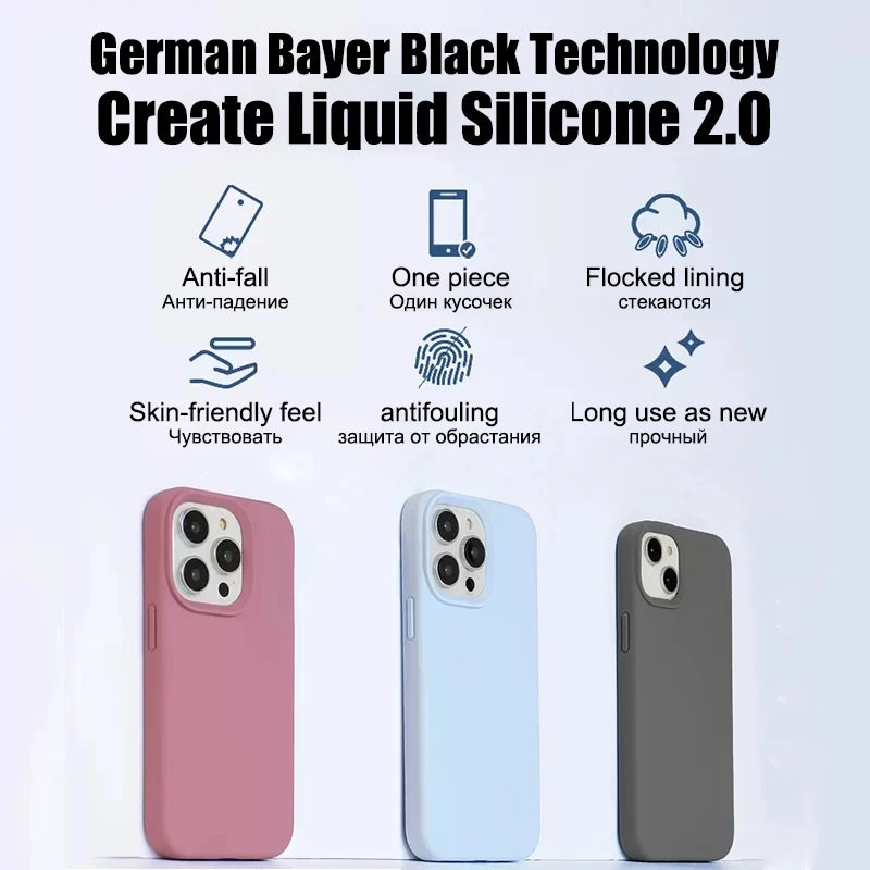 Aurex Premium Liquid Silicone Case for iPhone 13 / Pro / ProMax