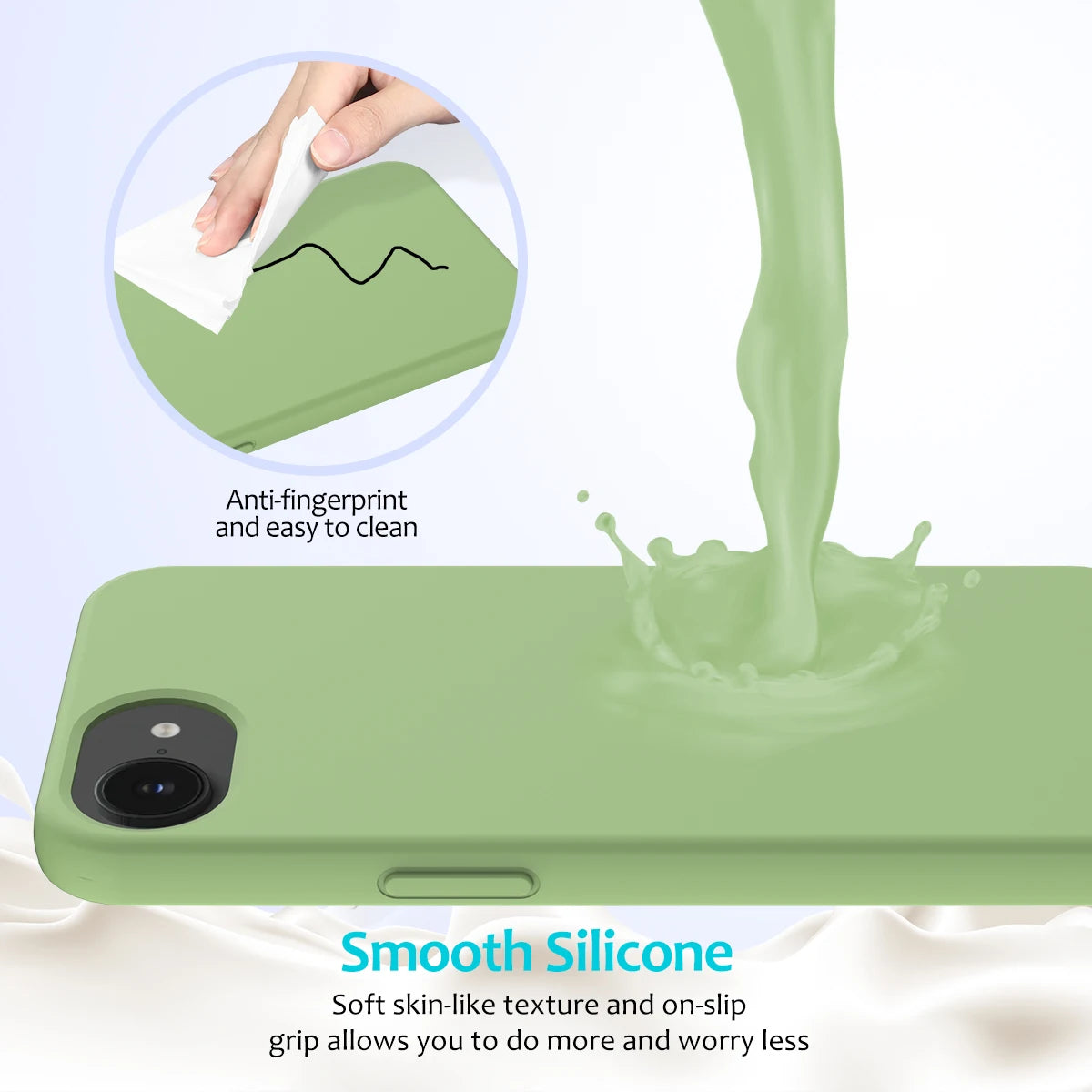 Aurex Premium Liquid Silicone Case for iPhone 16E / 17E