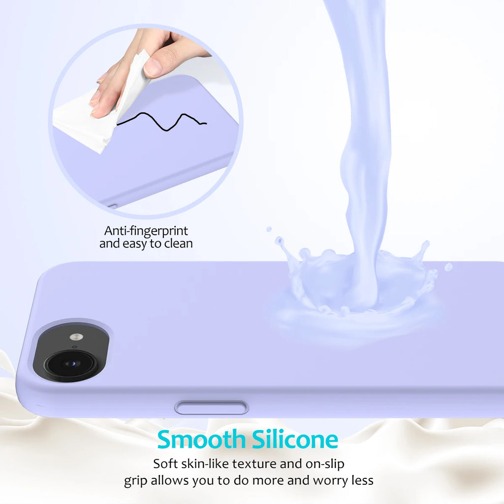 Aurex Premium Liquid Silicone Case for iPhone 16E / 17E