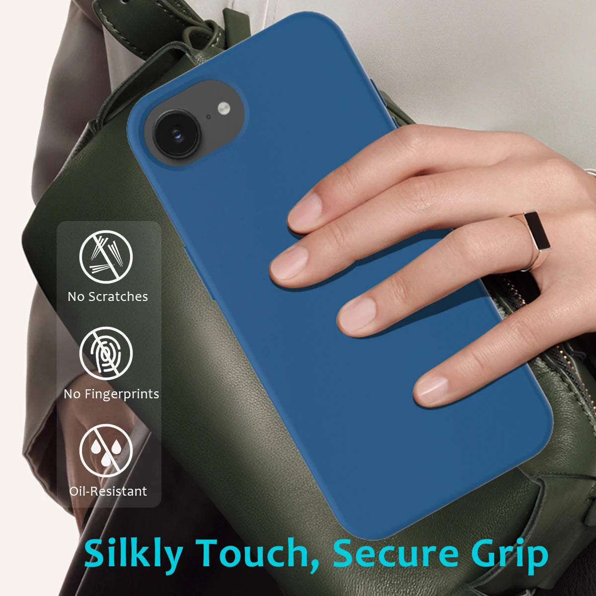 Aurex Premium Liquid Silicone Case for iPhone 16E / 17E