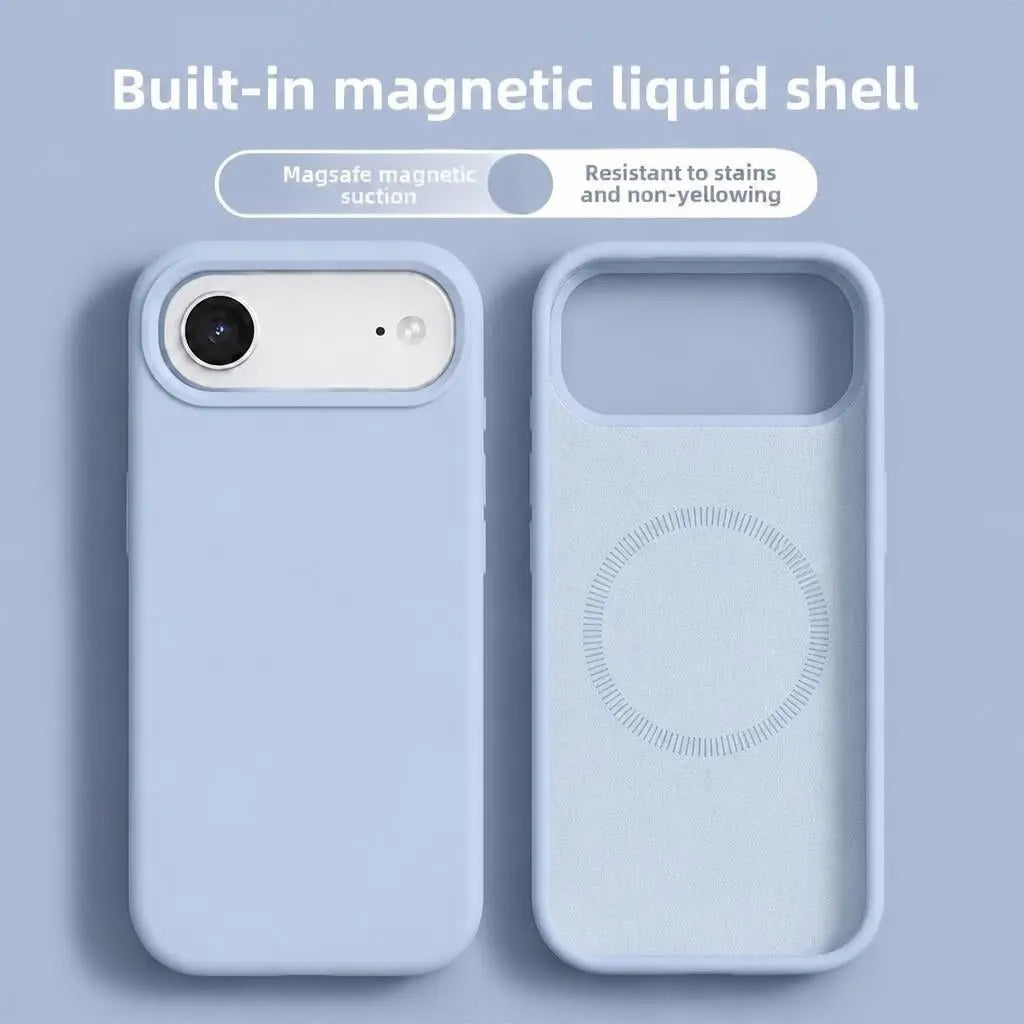 Premium Original Liquid Colored Silicone Cases for iPhone 17/Pro/ProMax/Air - Aurex