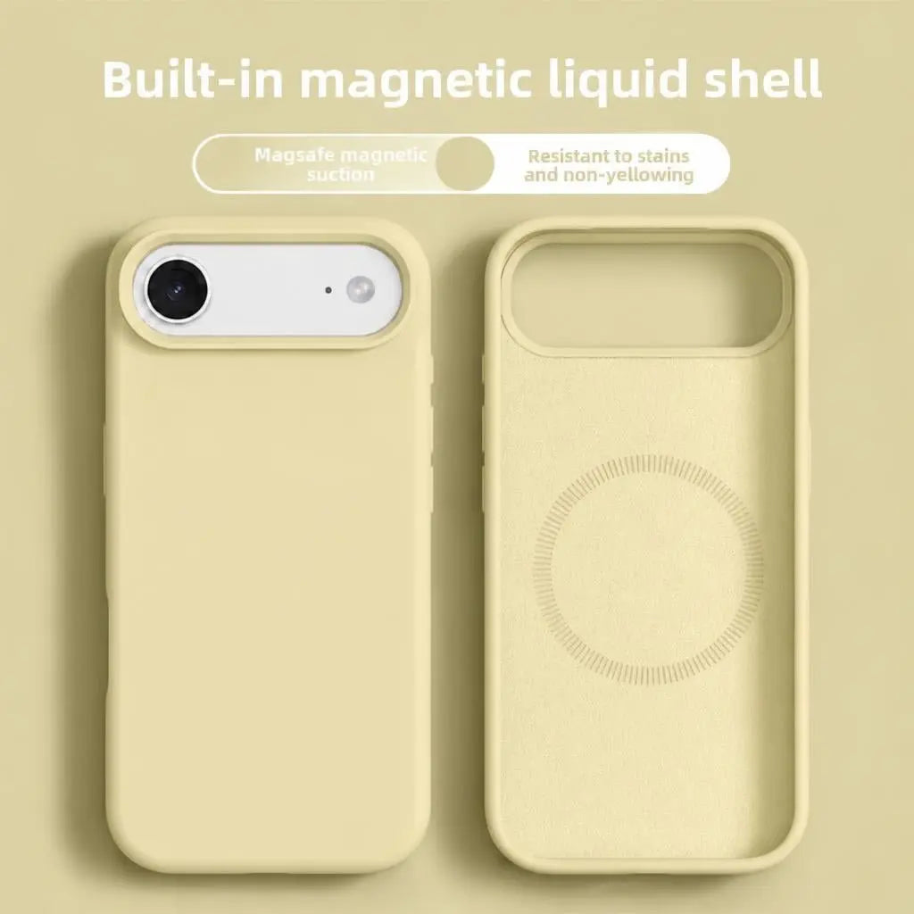 Premium Original Liquid Colored Silicone Cases for iPhone 17/Pro/ProMax/Air - Aurex