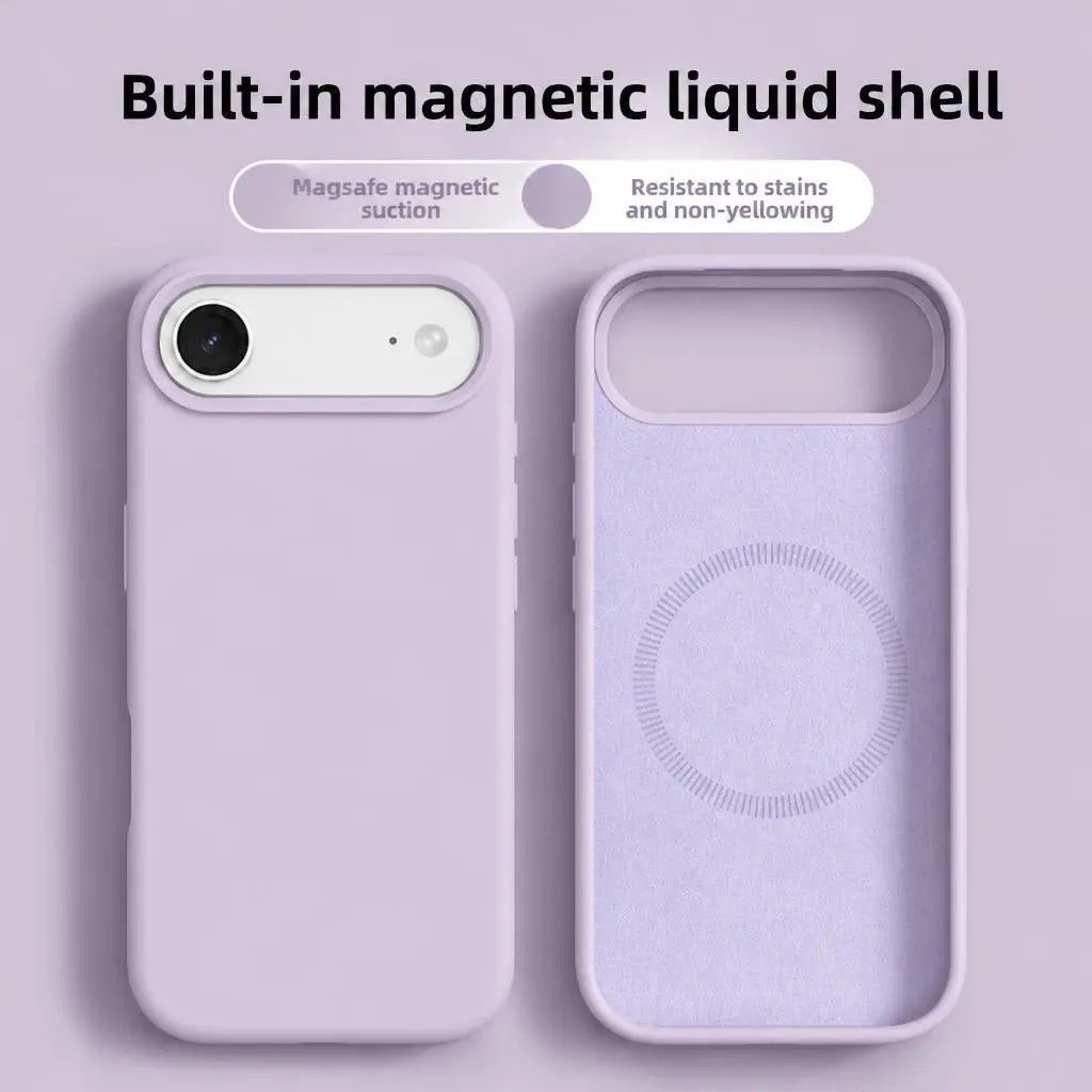 Premium Original Liquid Colored Silicone Cases for iPhone 17/Pro/ProMax/Air - Aurex